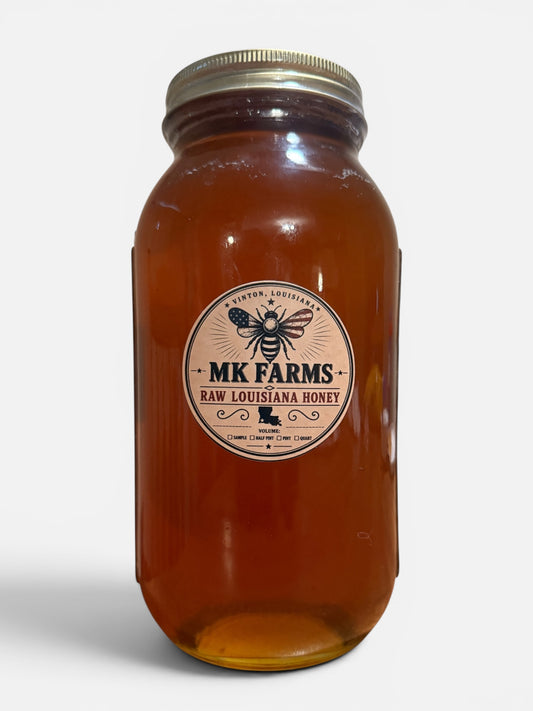Raw Louisiana Honey - Half Gallon
