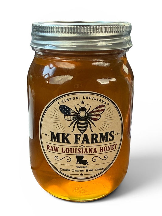 Raw Louisiana Honey - Pint